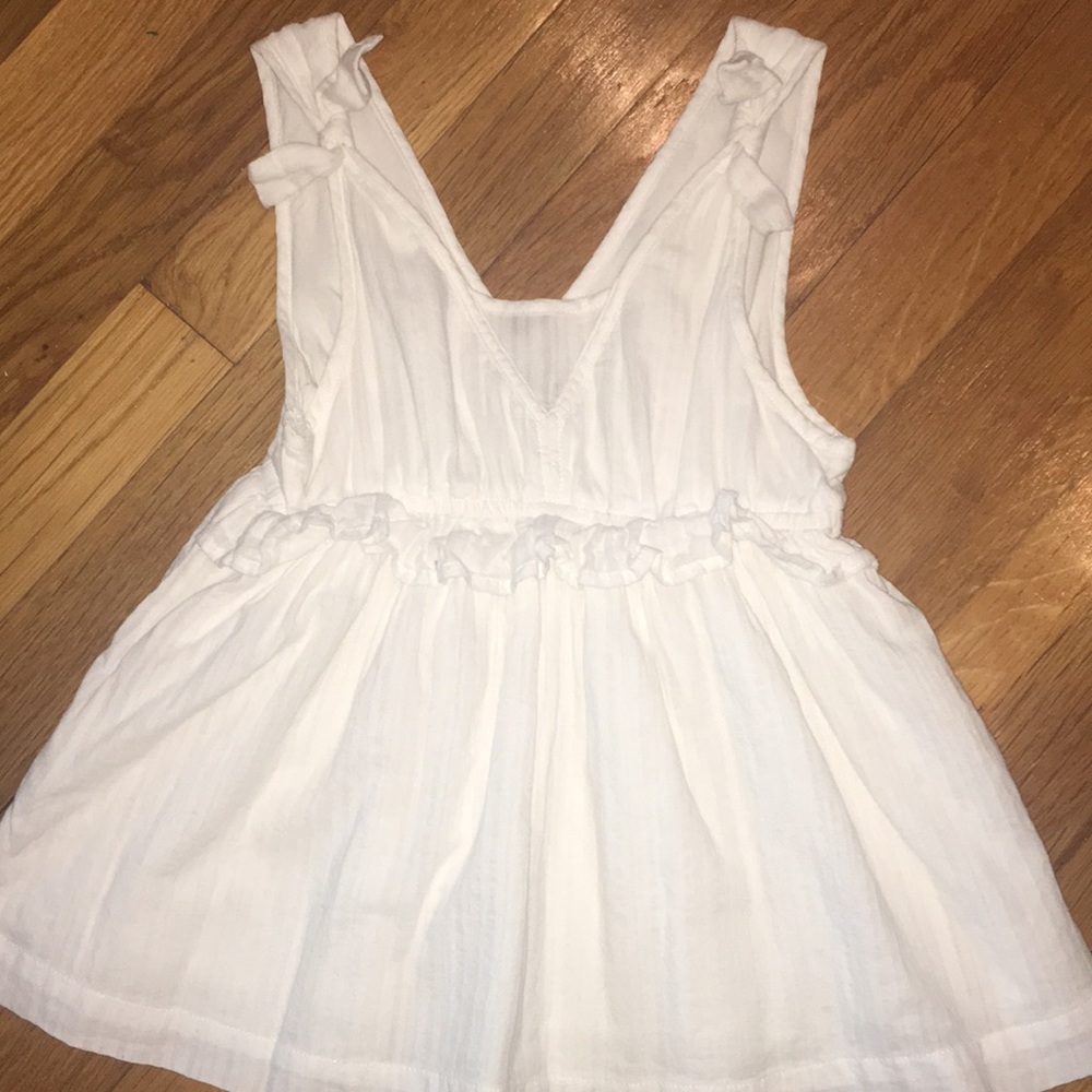 Abercrombie Kids White Tank Top